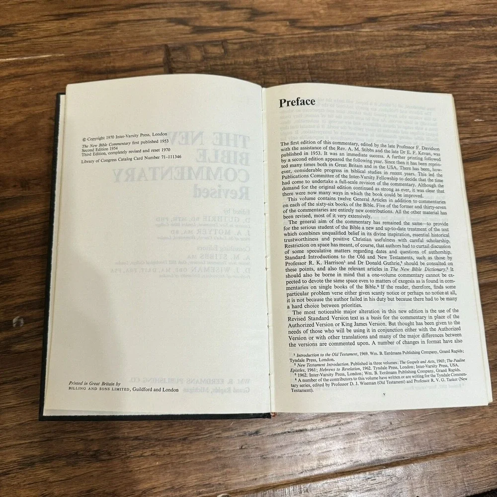 The New Bible Commentary: Revised - Guthrie, Motyer, Stubb's, Wiseman‎  1973
